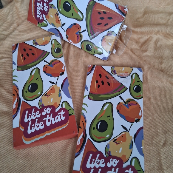 Tabitha Multicolor Fruit Notepad - Picture 2 of 4